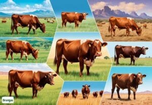 Explore Brangus cattle – a hybrid breed offering superior heat tolerance, disease resistance, and high-quality beef with exceptional marbling.